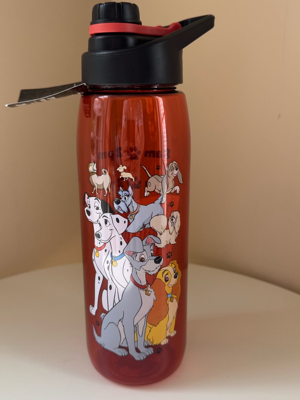 Disney DOGS plastic water bottle